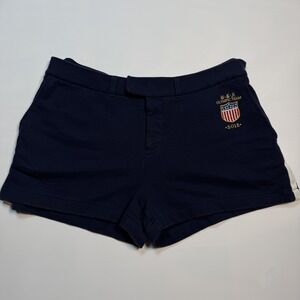 Ralph Lauren Olympics Team USA Shorts Womens XL Navy Blue London 2012